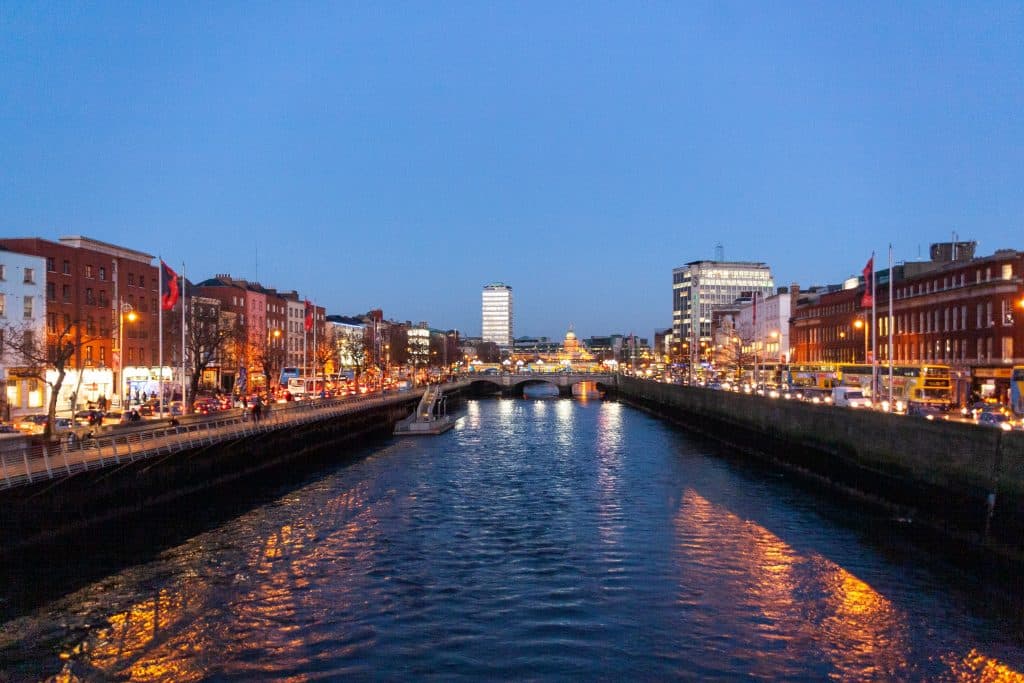 El centro de Dublín es la mejor zona para alojarse en la capital irlandesa