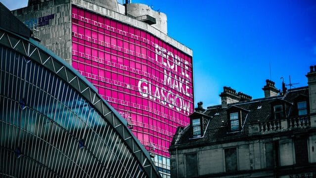 Best location in Glasgow for sightseeing - Glasgow City Centre