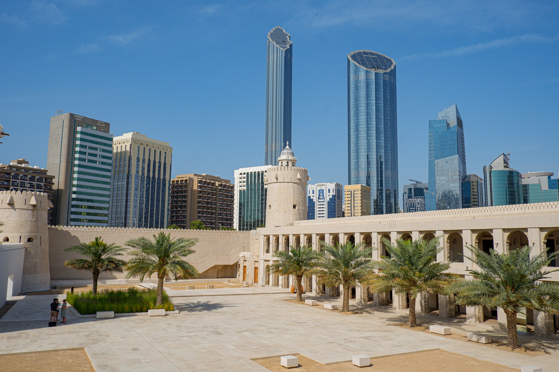 Thanks to its central location, historic sites, waterfront parks, and shopping centers, Downtown is one of the best areas to stay in Abu Dhabi.