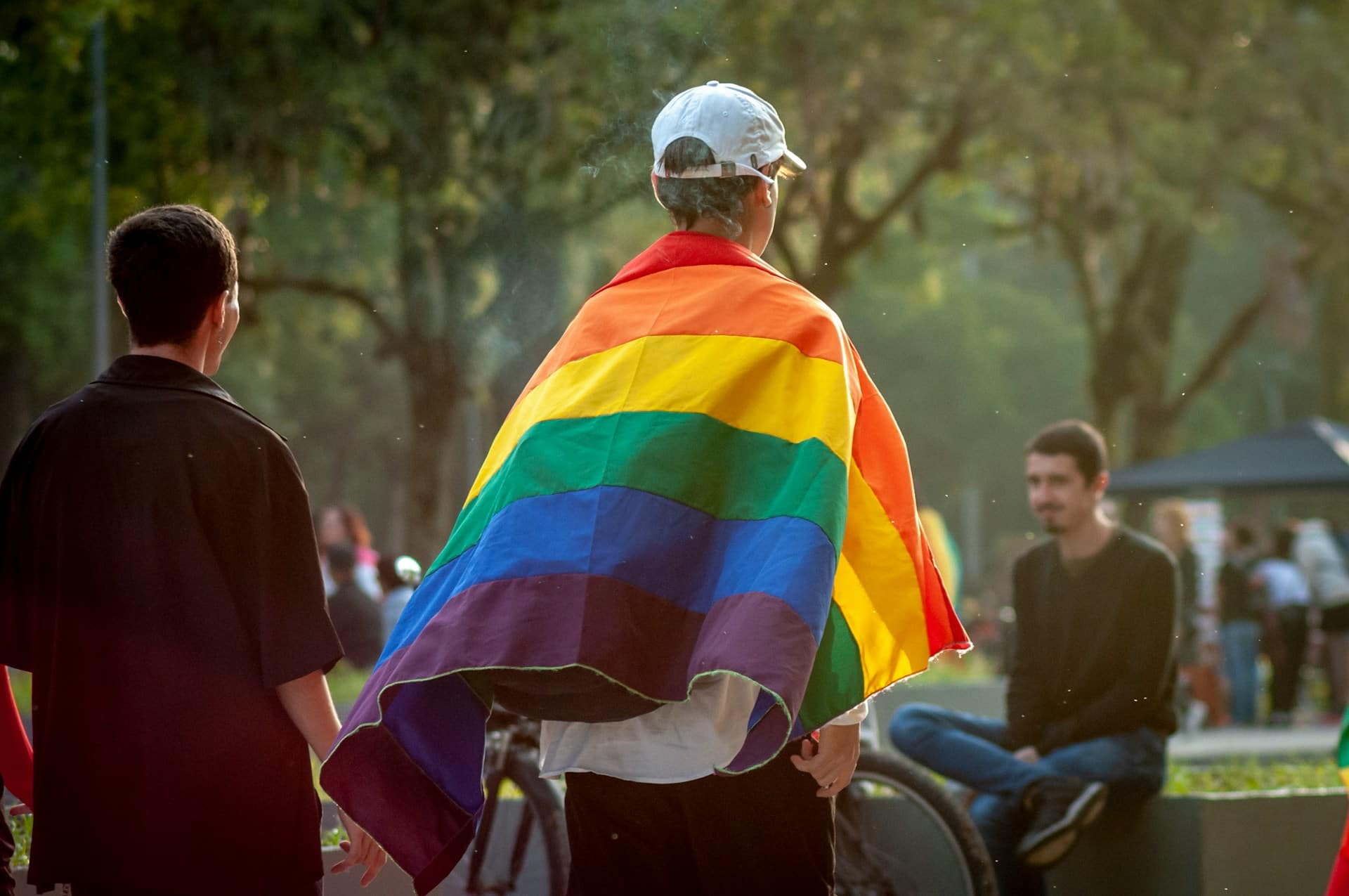 O Parque Farroupilha está no centro da celebração anual do Orgulho Gay de Porto Alegre