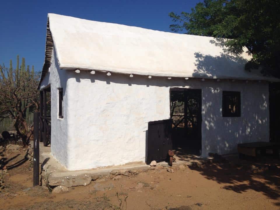 Cas di torto is a distinctive type of adobe house from the Dutch Antilles