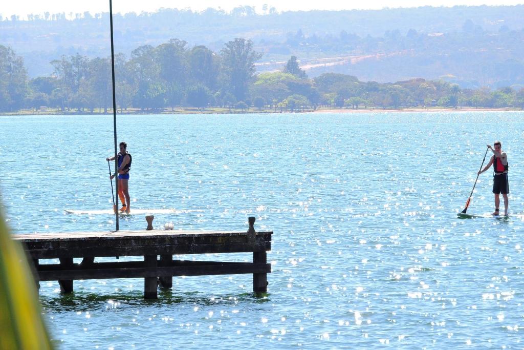 Lake Paranoá is perfect for water sports and family activities