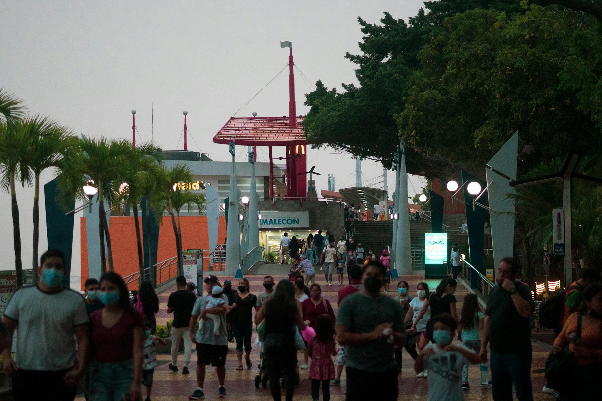 Guayaquil's Malecón 2000 is vibrant and full of life