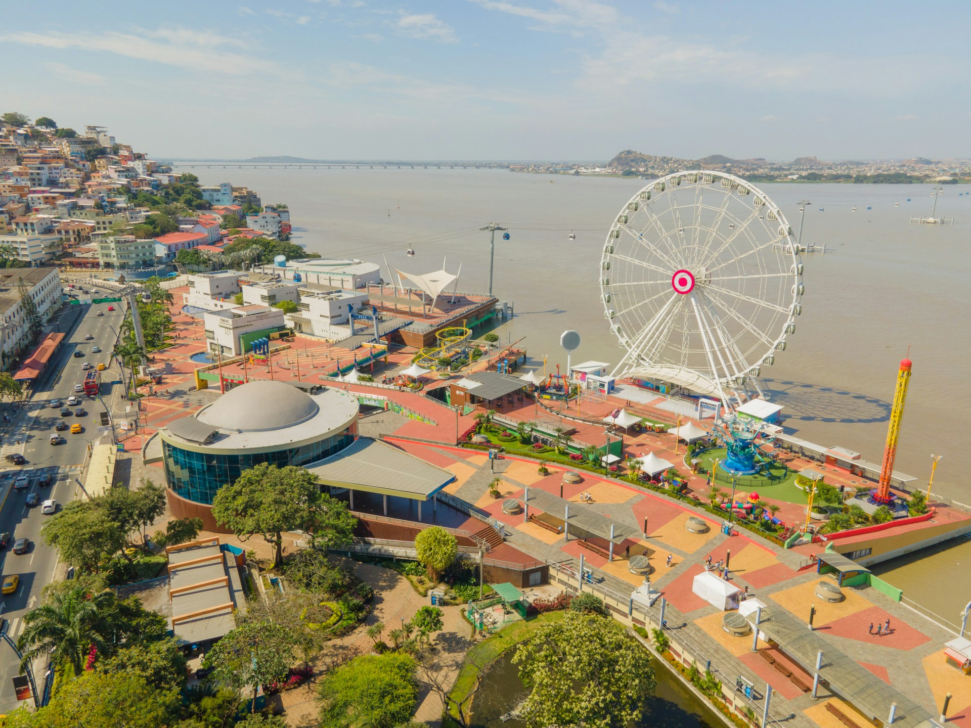The Malecón is the best area to stay in Guayaquil