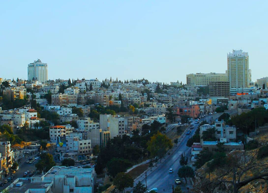 Upscale Abdoun is one of Amman's main diplomatic and commercial areas.